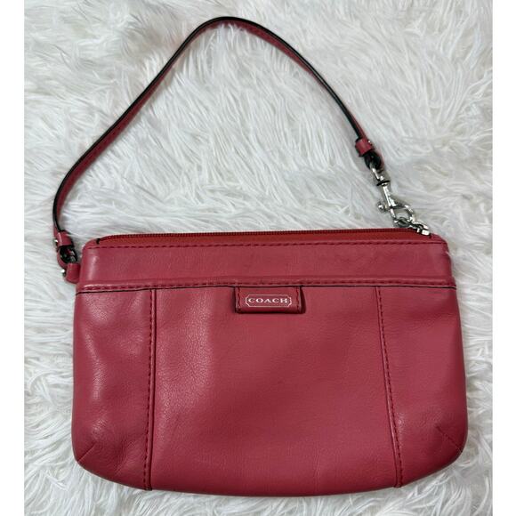 COACH Pink Wristlet - Picture 1 of 7